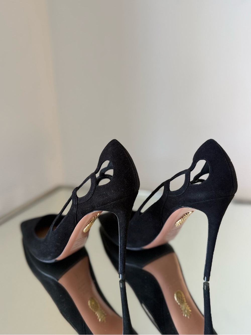 New AQUAZZURA Fenix 105 cutout pumps $825 37 - Picture 10 of 10